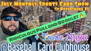 Monthly St. Petersburg Florida Card Show July 6th 2024 Trade Night at Baseball Card Clubhouse 