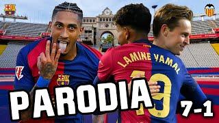 Canción Barcelona vs Valencia 7-1 (Parodia Dragon Ball Super)