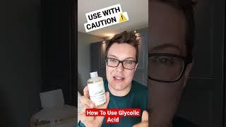 BEWARE THIS VIRAL TONER - How To Use The Ordinary Glycolic Acid 7% Toning Solution #shorts