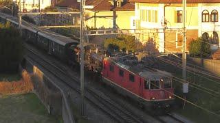 Rabadan Express 2025 – By Italian steam train to the carnival in Bellinzona | SwissRails