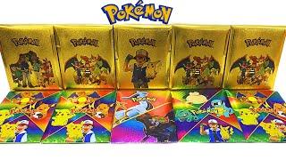 AWSOME POKEMON GOLDEN BOOSTER PACKS & POKEMON RAINBOW BOOSTER PACKS #pokemon #pokémon #pokemoncards