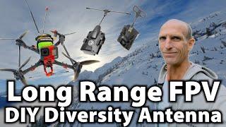 Long Range FPV Antennas for ELRS & Crossfire + Diversity RX