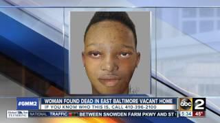 Woman found dead in east Baltimore vacant home