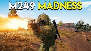 M249 MADNESS - PlayerUnknown's Battlegrounds (PUBG)