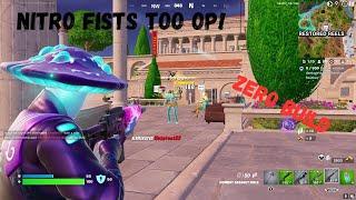 Was cooking till Nitro Fists showed up... #nocommentarygameplay #fortnite #gaming #nobuilds