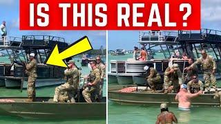 Who thought this was a good idea Army Rangers Firing at Beach?