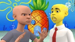 Classic Caillou Grounds SpongeBob/Grounded