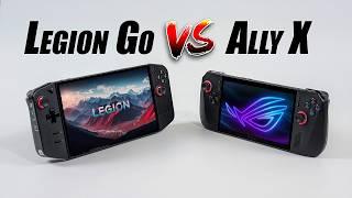 Handheld Showdown: ASUS ROG Ally X vs Lenovo Legion GO