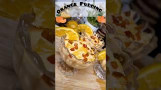 Winter Special Orange Pudding Ready in 10 mins #shorts #youtubeshorts #orange #pudding #trending