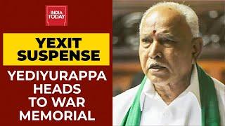 Karnataka CM BS Yediyurappa En Routes To War Memorial In Bengaluru | India Today