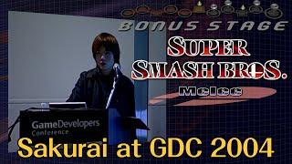 Sakurai Answers Questions About Wavedashing and Game Design in Melee (GDC 2004) | Bonus Stage