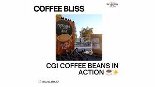 Coffee Bliss: CGI Coffee Beans in Action 