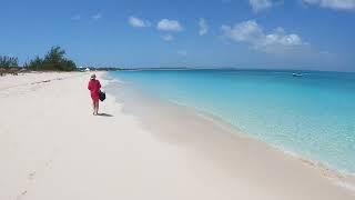 Walk along Grace Bay Beach  Turks & Caicos