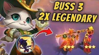 NEW META STRATEGY !! DOUBLE 3 STAR LEGENDARY USING BUSS 3 !! MAGIC CHESS MOBILE LEGENDS