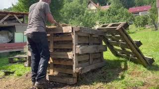 New Compost Bin from old pallets