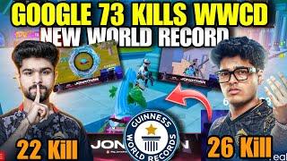 Godlike 73 kills wwcd new world record in Ocean Odyssey | Jonathan solo 26 kills #bgmi #jonathan