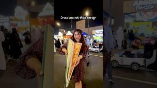 Does Size Matter? SUPER LONG 60CM Pizza in Dubai! #foodchallenge #shorts #pizza