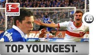 Top 10 Goals - Youngest Goalscorers