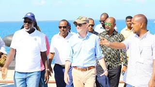 BRITISH HIGH COMMISSIONER NEIL WIGAN VISIT TO LAMU PORT-LAPSSET DEVELOPMENT AUTHORITY.