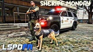 GTA 5 MODS LSPDFR LAPSD K9 SHERIFF MONDAY PATROL