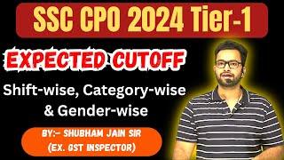 SSC CPO 2024 Tier-1 Analysis| Expected cutoff by Shubham Sir (RBE)