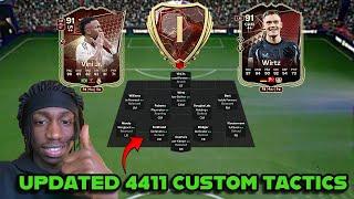 NEW POST PATCH 4411 CUSTOM TACTICS TO HELP YOU GET RANK 1 (FC25 ULTIMATE TEAM)