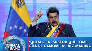 ‘Quem se assustou que tome chá de camomila’, diz Maduro após fala de Lula | Jornal da Band