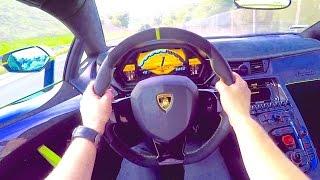 Aventador SV CRAZY POV Drive!