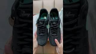 UP CLOSE with the TIFFANY x NIKE Air Force 1 Low 1837  #asmr #unboxing #tiffany