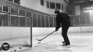 Hockey drills! Scoring in tight and one-timers - F.E. HOCKEY