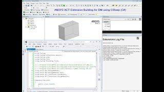 Ansys ACT Tutorial : ANSYS ACT Extensions for Design Modeler(DM) using CSharp (C#) coding