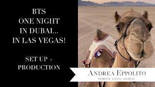 Behind the Scenes at a Dubai Inspired Wedding Reception - Las Vegas Wedding Planner