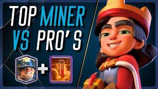 1 HOUR of Best Miner Gameplay - Clash Royale