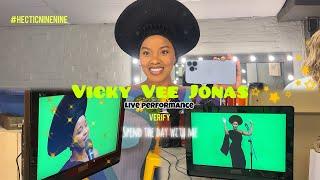 first live performance vlog + get ready with me | Vicky Vee Jonas