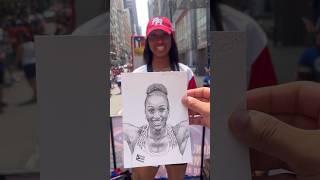 I drew Jasmine Camacho-Quinn *excited reaction*