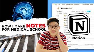 How I Make Notes for Medical School Using Notion