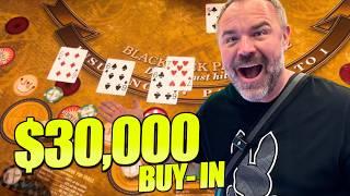 Ultimate Blackjack Showdown: $30,000 Buy-in & Epic All-in Tilt Moment!