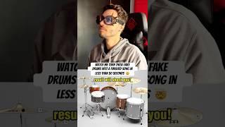 From FAKE drums into full song in 30 seconds  #metalcore #metaltypebeat #producer