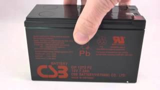 GP1272F2  12 Volt 7.2Ah | Battery Specialist Canada