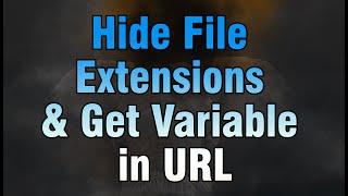 How to remove .php file Extension and variables from the URL