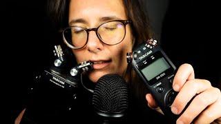 ASMR pure mouth sounds  Tascam vs. Blue Yeti vs. Tascam