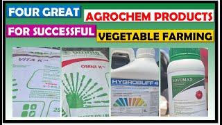 Four AgroChemical Products we use for Successful Vegetable Farming