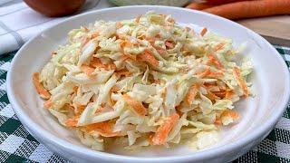Ensalada Fría de Col y Zanahoria