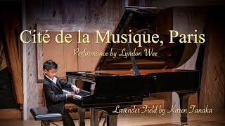 Lavender Field by Karen Tanaka | Lyndon Wee | Cité de la Musique, Paris