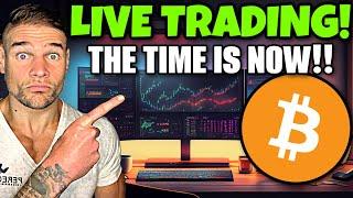 Crypto Bitcoin Trading APRIL FOOLS TRAP! | The MASSIVE move begins NOW! (Live Trading & analysis)