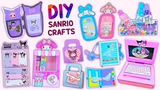 8 DIY SANRIO CRAFTS - Fidget Ideas - Organizer - Paper Crafts - School Supplies and more...