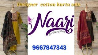 Designer  cotton kurta sets!96678 47343#cotton #trending #shopping #boutique #fashion #kurti