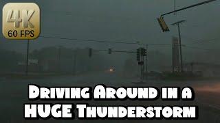 Driving Around Springfield, IL During the Derecho June 2023 Huge Thunderstorm #2