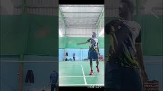 How to hit backhand clear #ytshots #youtube #ytshortsvideo #shots #shorts #trending #athlete #games