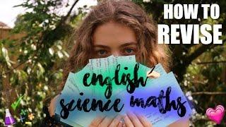 A* Revision Tips - How to Revise English, Maths & Science! HOW I GOT ALL A* AT GCSE